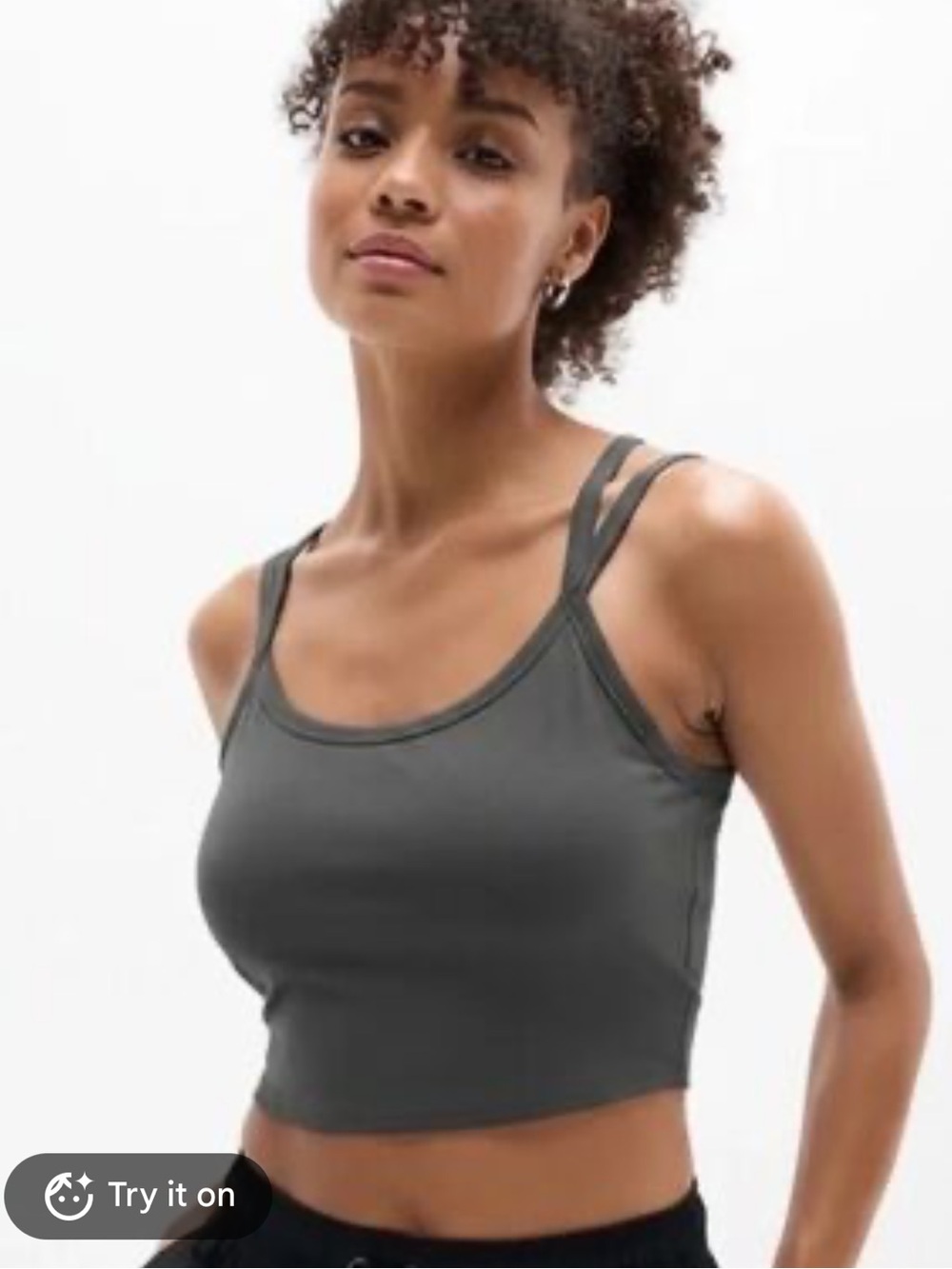 Athleta Signature Rib Wide Binding Tank